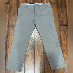 Ralph Lauren Men's Khaki Chinos Gray Stretch Straight Fit